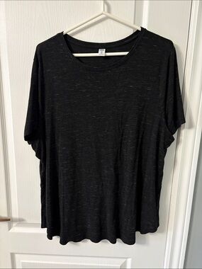 Old Navy Black Short-Sleeve Crewneck Tee